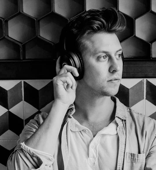 Man with headphones